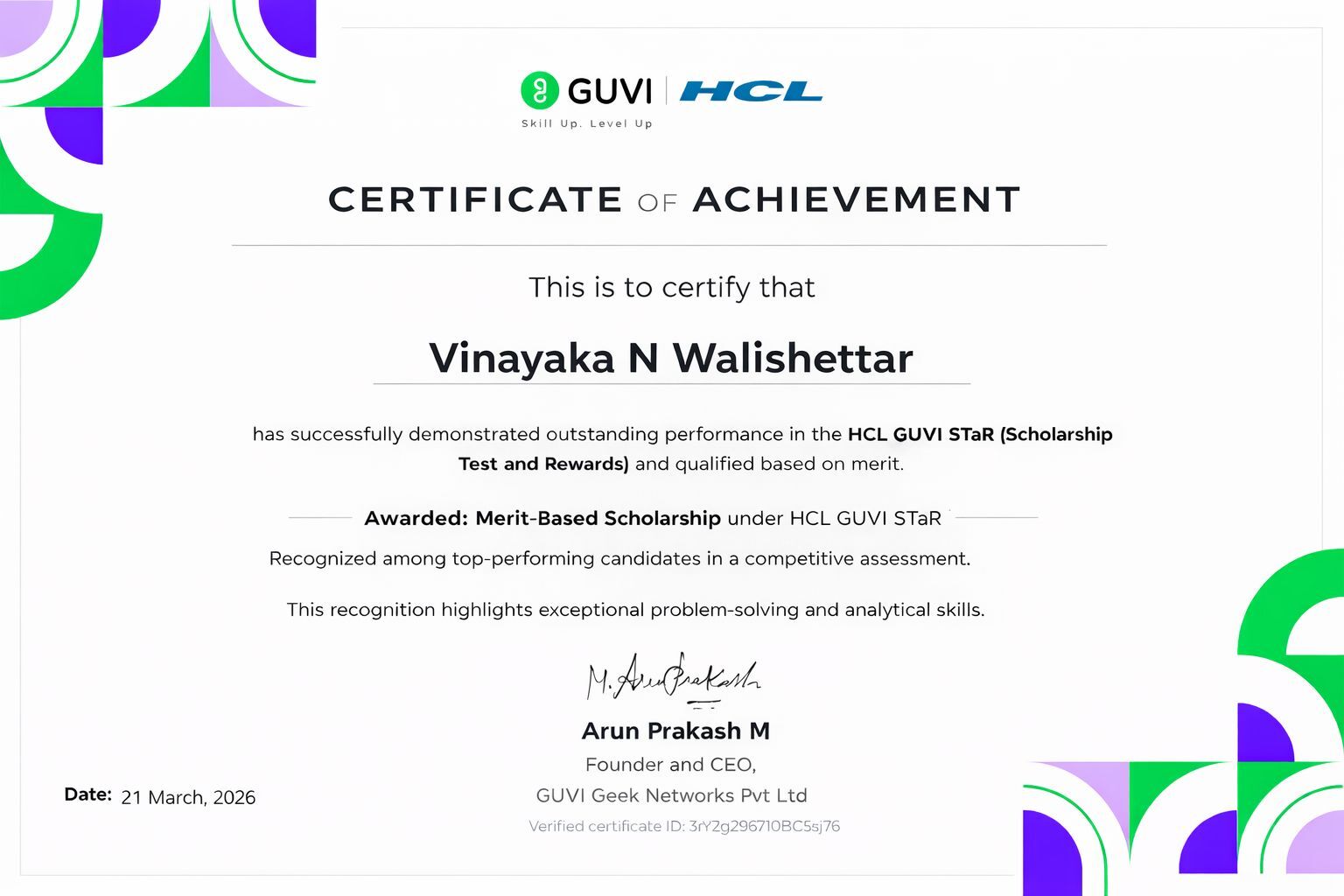 Certificate 6